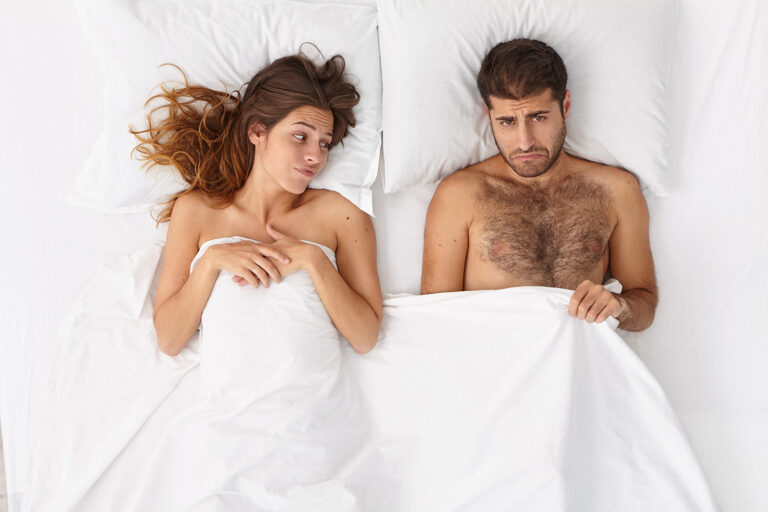 Homme souffrant d'un manque de testostérone
