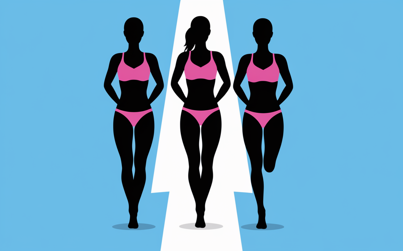 Résultats avant après aquabike cabine individuelle, jambes lissées, calories brûlées
