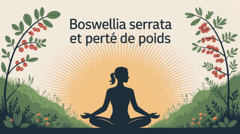 Vue stylisée Boswellia serrata perte de poids