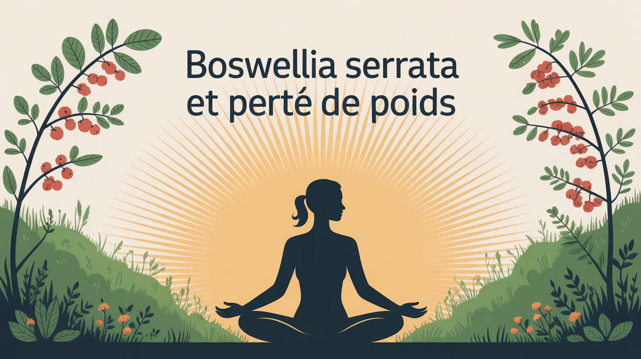 Vue stylisée Boswellia serrata perte de poids