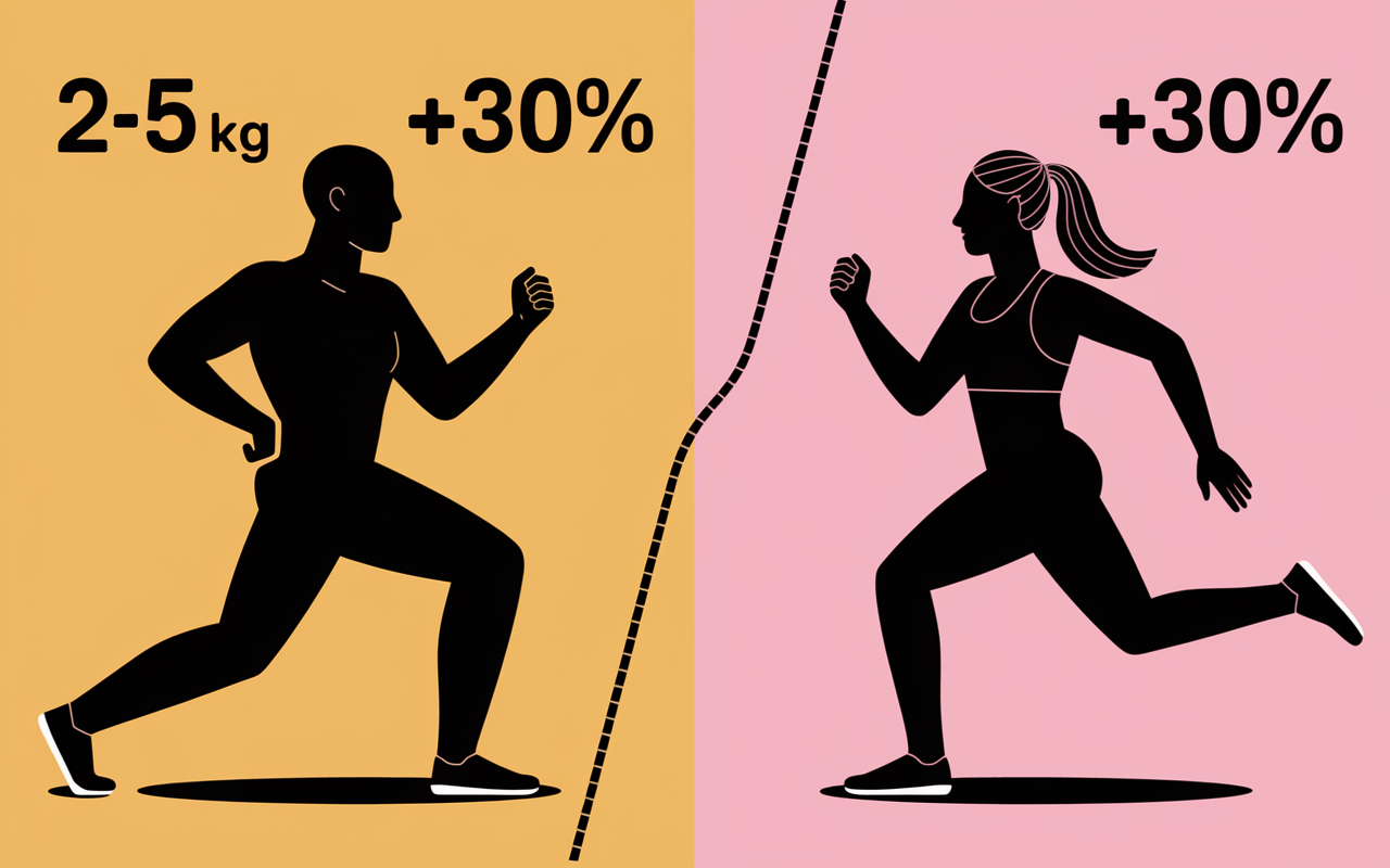 corde a sauter illustration avant apres silhouette affine