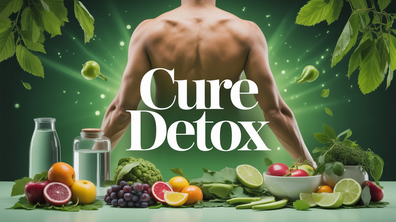 corps allonge avec fruits legumes eau cure detox