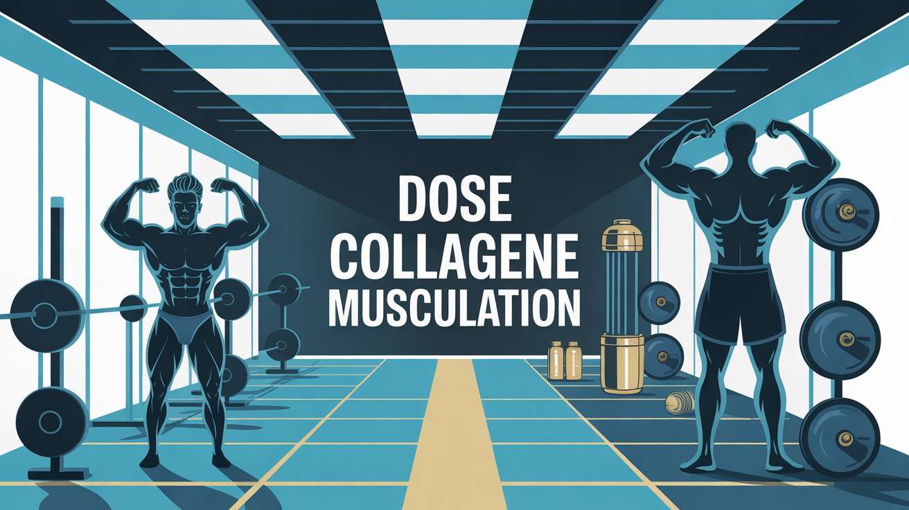 Salle de musculation moderne avec dose collagène