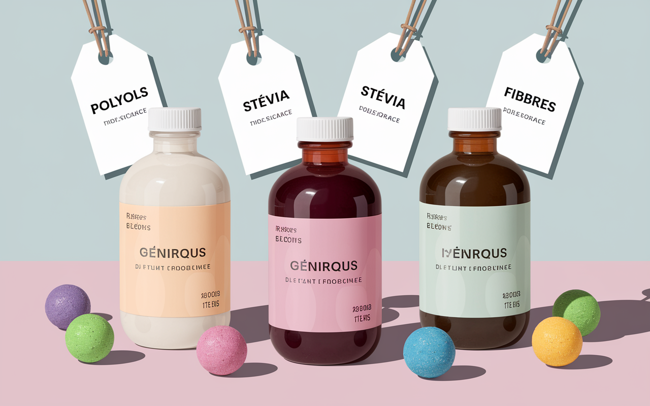 Edulcorants polyols stevia bonbons sans sucre