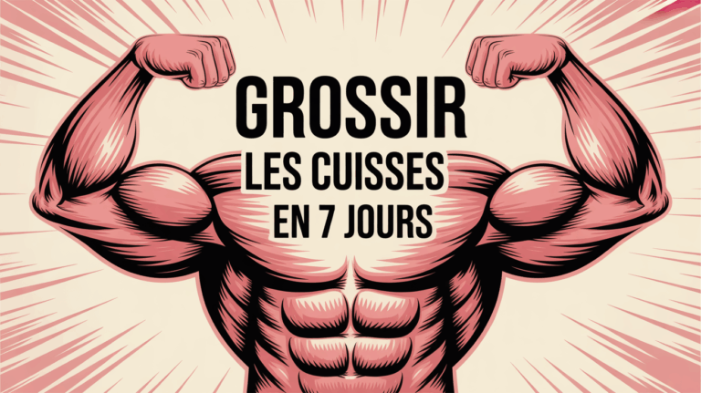 illustration cuisses musclées grossir rapidement en 7 jours
