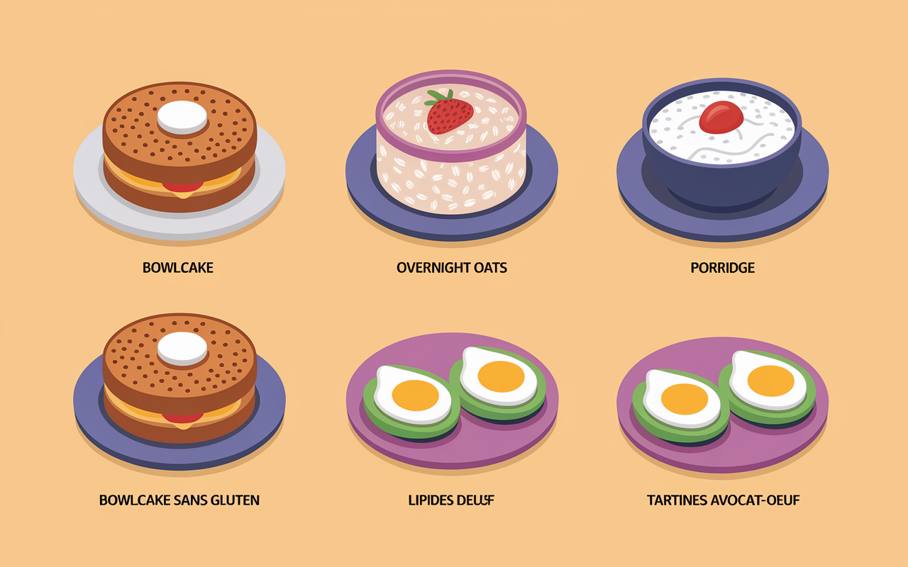 5 petits dejeuners prise de masse proteines glucides calories