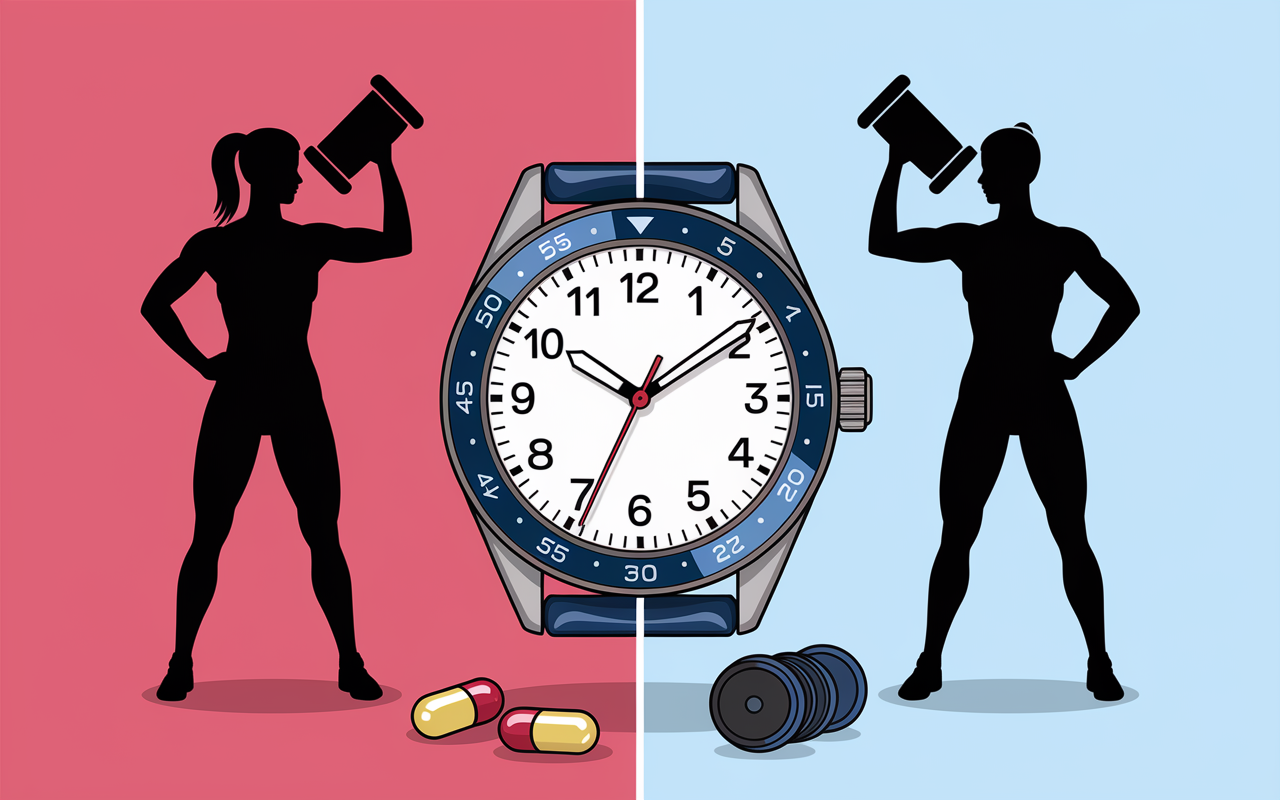Montre et fractionnement prise collagène musculation