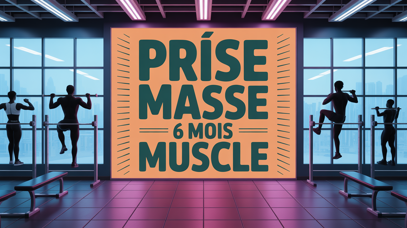 Salle de sport dynamique prise de masse 6 mois muscle