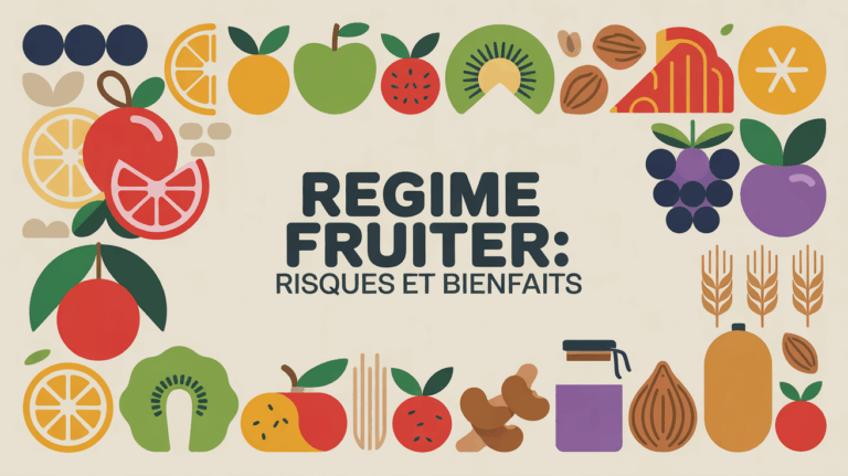 assiette équilibre avec fruits cereales proteines regime fruitier