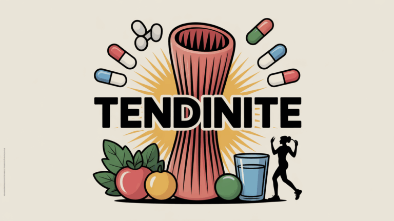 Tendinite illustration tendon compléments sportifs