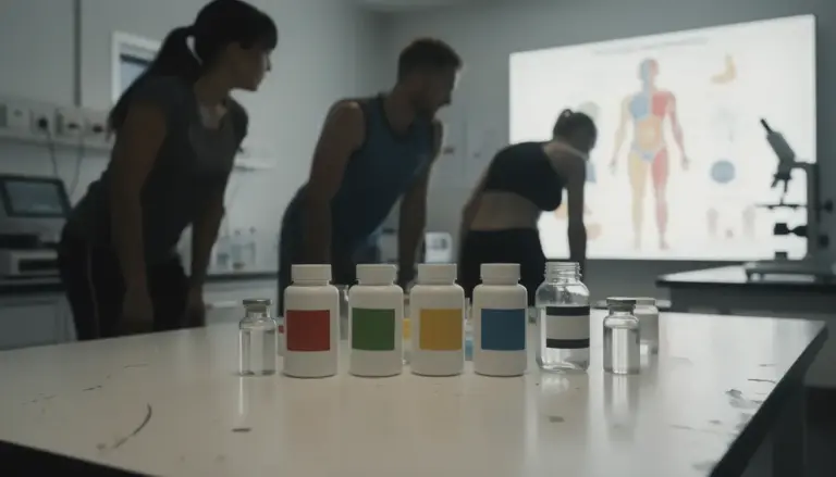 Silhouettes sportives laboratoire déstockeur de graisse puissant