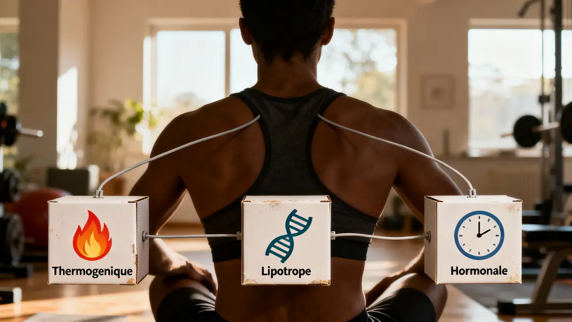 Diagramme bruleurs graisse categorie thermogenique lipotrope hormonale