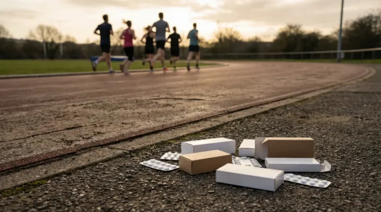 doliprane dopant boites de medicaments sur piste athletisme