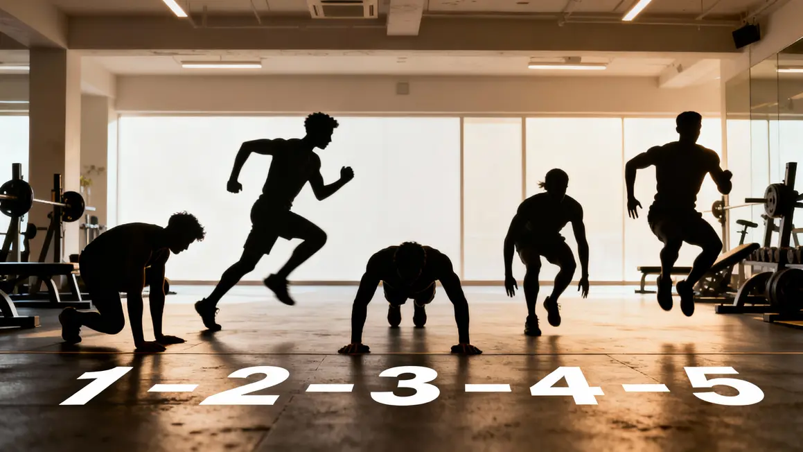 burpees sprints planche jump squats perte de poids rapide