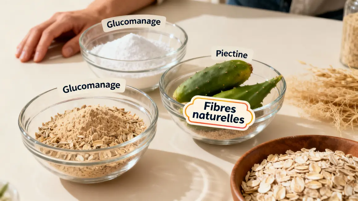Bols de fibres naturelles coupe faim brule graisse