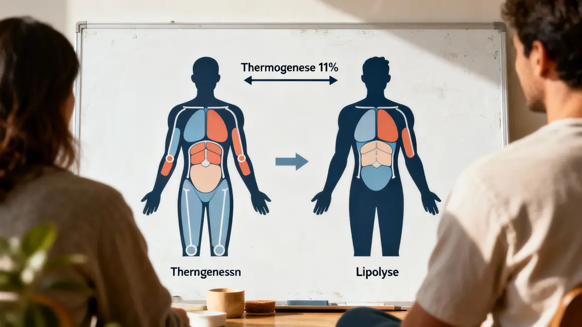 infographie gélules brûle-graisse thermogenèse lipolyse