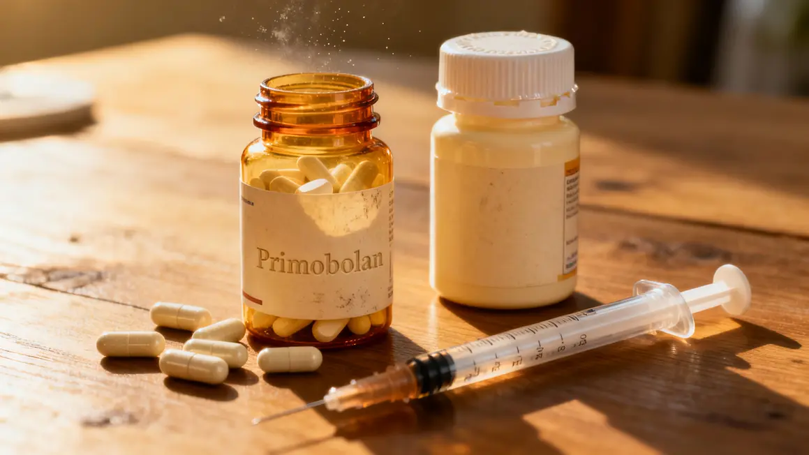 Primobolan flacons medicament et seringue clinique
