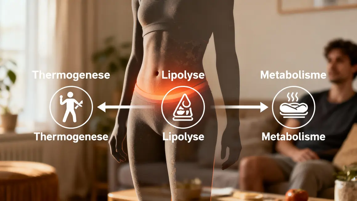 schema explicatif mecanismes brule graisse ventre efficace