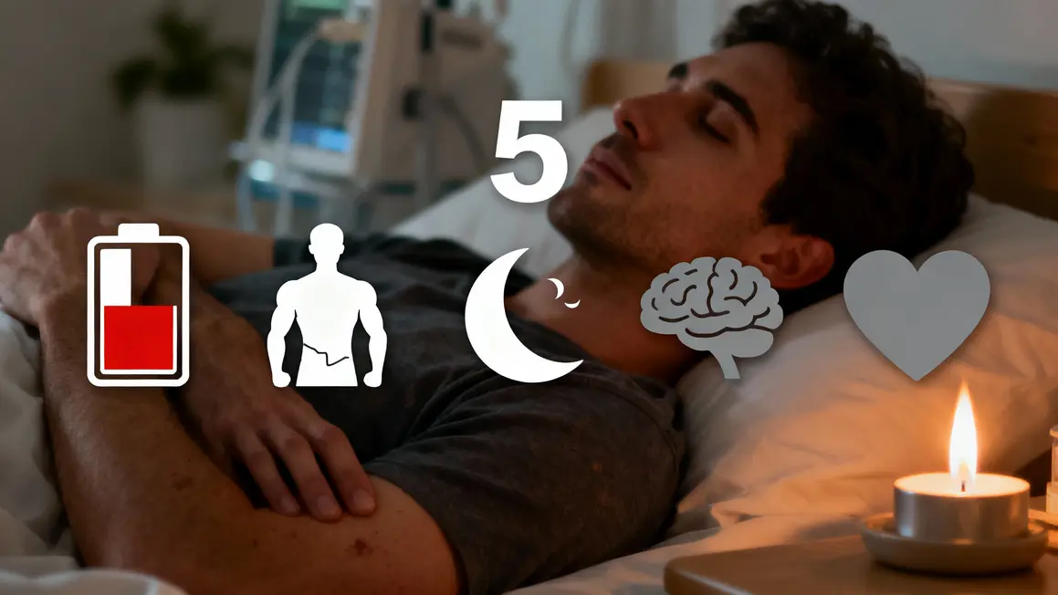 Pictogrammes signes déficit testostérone homme