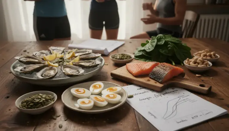table d'aliments riches pour booster la testostérone