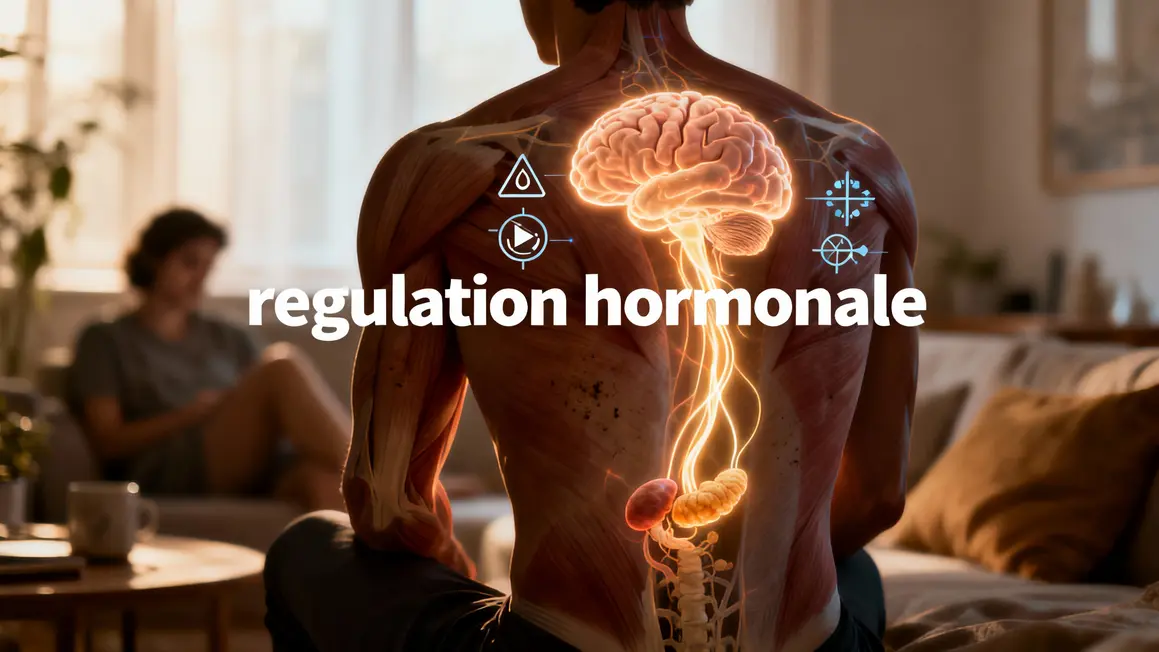 schéma function hormones testostérone corps humain