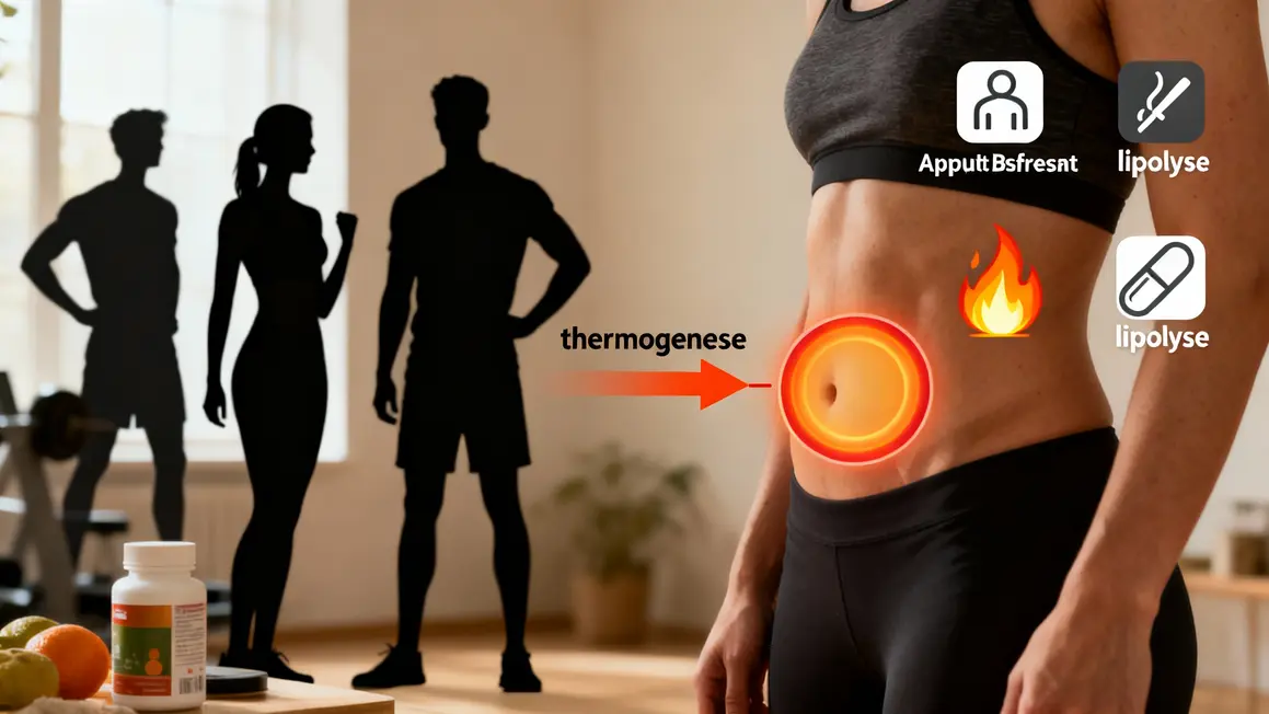 schema action bruleur de graisse thermogenese lipolyse