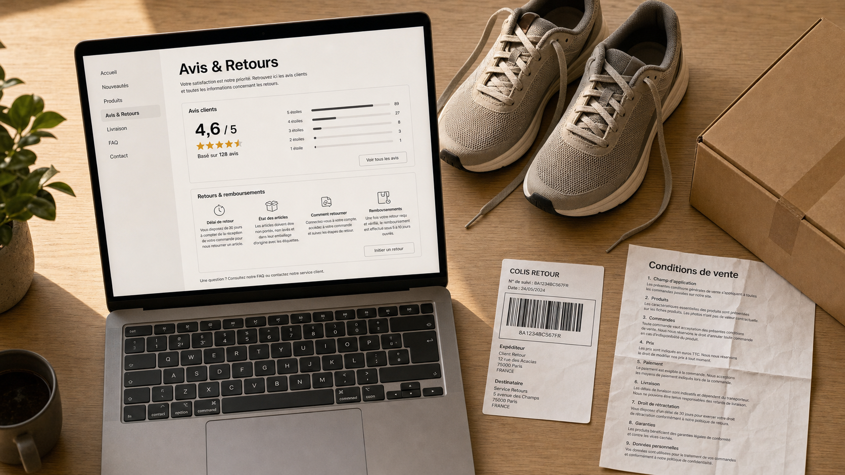 shop4runners avis : chaussures et retours 30 jours