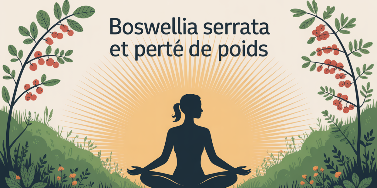 Vue stylisée Boswellia serrata perte de poids