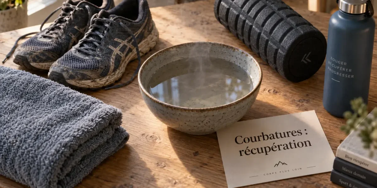 Comment soulager les courbatures : récupération après sport, bain chaud et massage