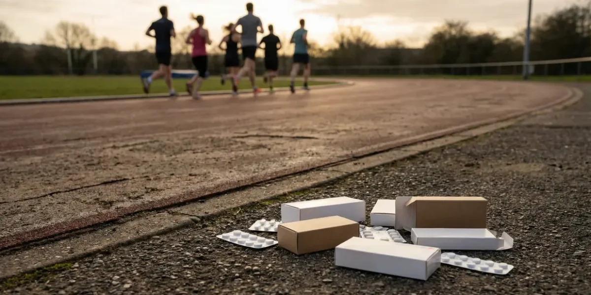 doliprane dopant boites de medicaments sur piste athletisme