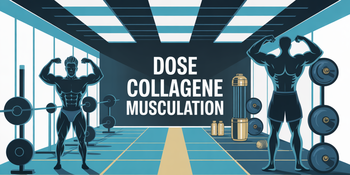 Salle de musculation moderne avec dose collagène