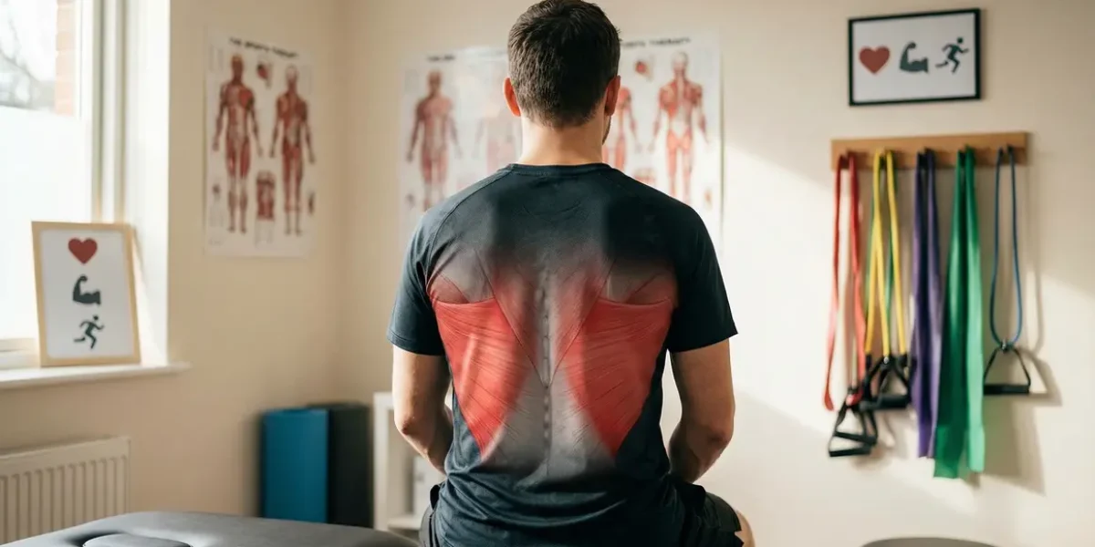 Silhouette dos douleur grand dorsal ambiance sport santé