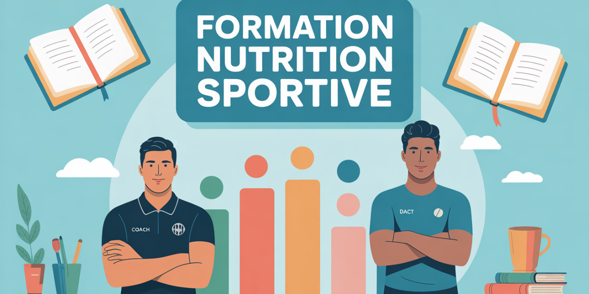 Coach et sportif devant diplome nutrition sportive