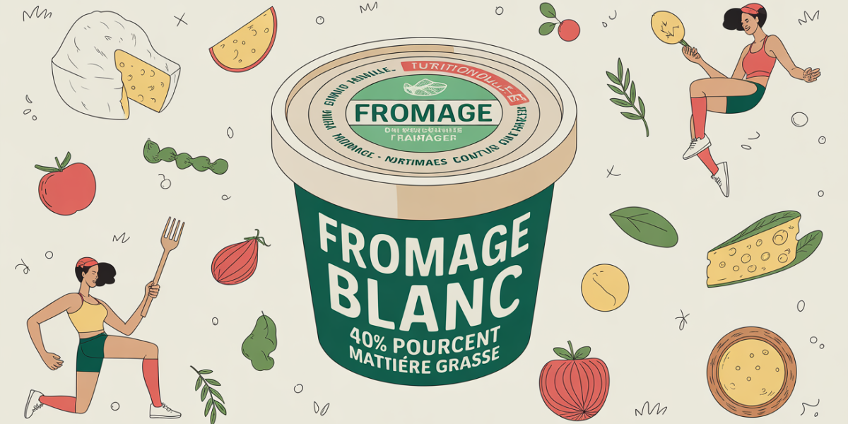 fromage blanc 40 pourcent matiere grasse pot etiquettes nutritionnelles