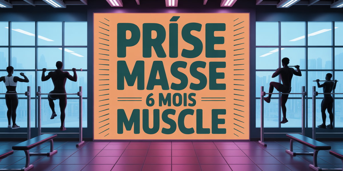 Salle de sport dynamique prise de masse 6 mois muscle