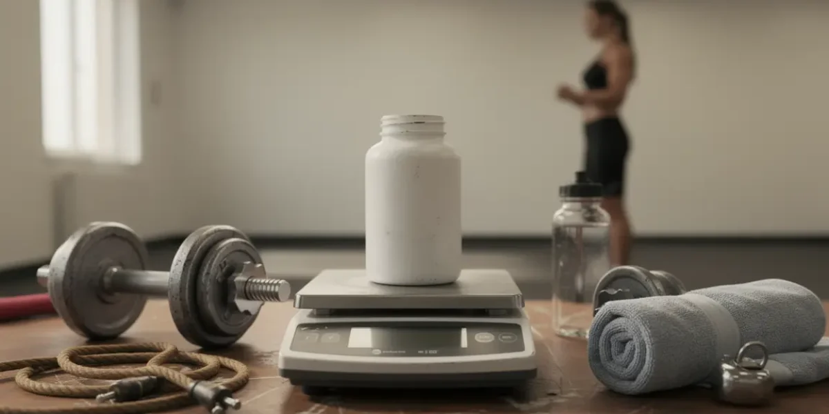 Flacon substance sportive équilibre stéroïdes SARMs