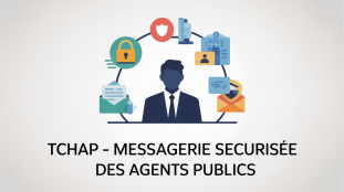 tchap.fr jeux vidéo illustration messagerie sécurisée